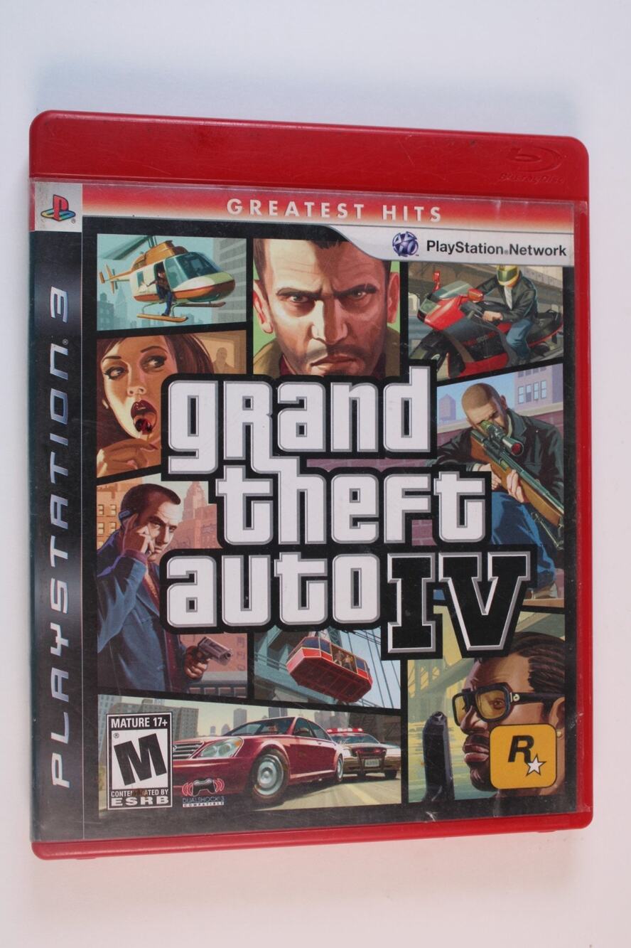 Grand Theft Auto IV (Sony PlayStation 3, 2008, PS3) Authentic, Tested/Works